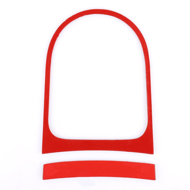 2 PCS Car Gear Shift Outer Ring Decorative Sticker for Ford Mustang 2015-2020 - Car Interior Mouldings by PMC TechLife | Online Shopping South Africa | PMC TechLife | Buy Now Pay Later Mobicred