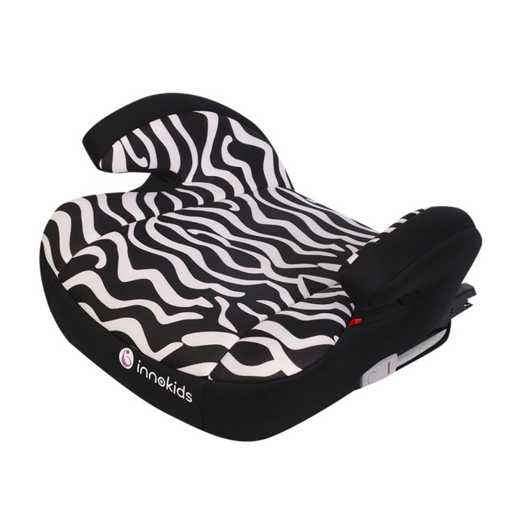 Kids Children Zebra Print ISOFIX Interface Car Booster Seat Heightening Cushion, Fit Age: 3-12 Years Old - Seat Accessories by PMC Jewellery | Online Shopping South Africa | PMC Jewellery | Buy Now Pay Later Mobicred