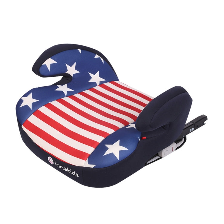 Kids Children Striped Star Print ISOFIX Interface Car Booster Seat Heightening Cushion, Fit Age: 3-12 Years Old - Seat Accessories by PMC Jewellery | Online Shopping South Africa | PMC Jewellery | Buy Now Pay Later Mobicred