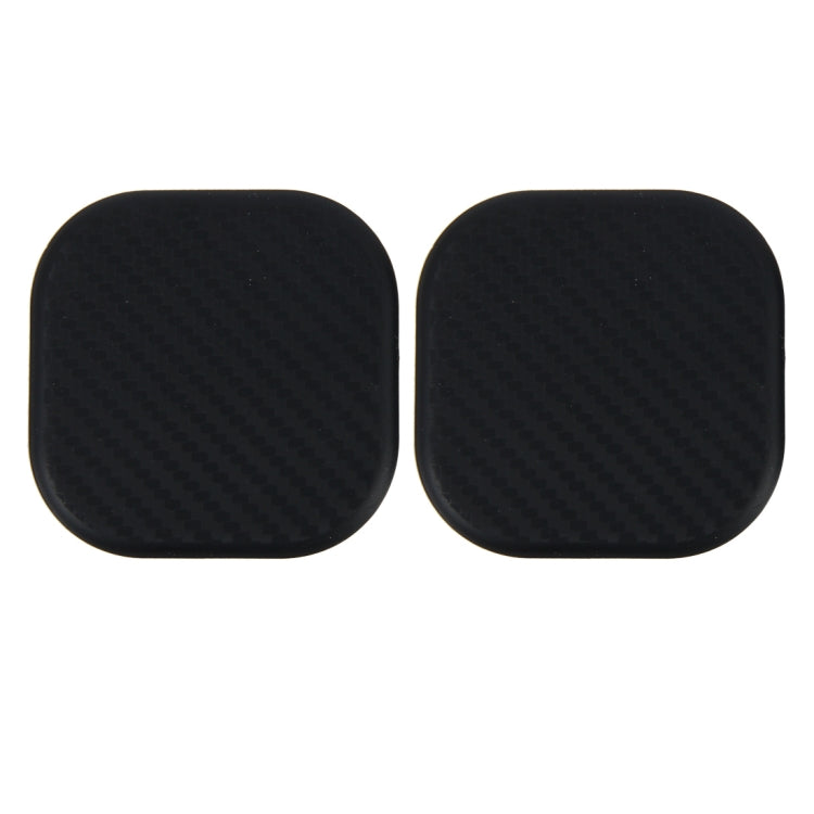 2 PCS Car Vehicle Carbon Fiber Texture Water Cup Pad Mat for Phone / GPS/ MP4/ MP3, Size: 6.5*6.5*0.3cm - Car Anti-Slip Mats by 3R | Online Shopping South Africa | PMC Jewellery | Buy Now Pay Later Mobicred