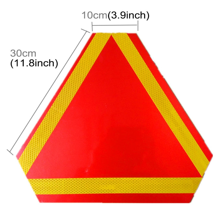 2 PCS Rear Truck Trailer Triangle Reflector Safty Warning Aluminum Board, Thickness: 1mm - Reflective Material by PMC Jewellery | Online Shopping South Africa | PMC Jewellery | Buy Now Pay Later Mobicred