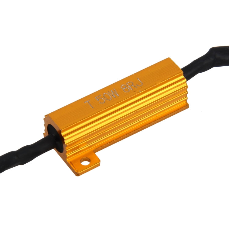 2 PCS 3156 Car Canbus Error Canceller Decoder Load Resistor LED 50W 8 Ohm No Blinking Decoder Heat Resistance Aluminum Case Heat Sink High Power Metal Shell Resistance - Headlight Ballast by PMC TechLife | Online Shopping South Africa | PMC TechLife | Buy Now Pay Later Mobicred