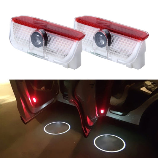 2 PCS LED Car Door Welcome Logo Car Brand 3D Shadow Light for Skoda - Door Lights by PMC Jewellery | Online Shopping South Africa | PMC Jewellery | Buy Now Pay Later Mobicred