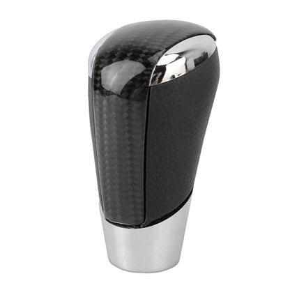 Universal Carbon Fiber Texture Leather Hole Pattern Car Gear Shift Knob Modified Shifter Lever Knob - Shift Knob by PMC Jewellery | Online Shopping South Africa | PMC Jewellery | Buy Now Pay Later Mobicred