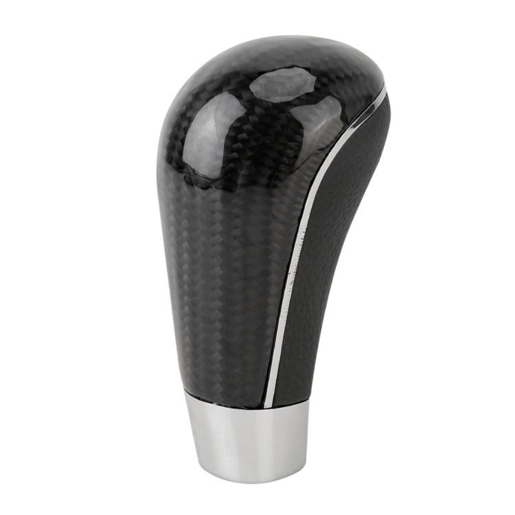 Universal Carbon Fiber Texture Leather Hole Pattern Car Gear Shift Knob Modified Shifter Lever Knob - Shift Knob by PMC Jewellery | Online Shopping South Africa | PMC Jewellery | Buy Now Pay Later Mobicred