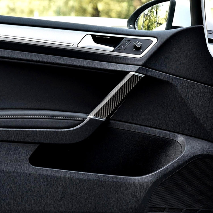 Car Carbon Fiber Door Handle Decorative Sticker for Volkswagen Golf 7 2013-2017 - Car Interior Mouldings by PMC Jewellery | Online Shopping South Africa | PMC Jewellery | Buy Now Pay Later Mobicred