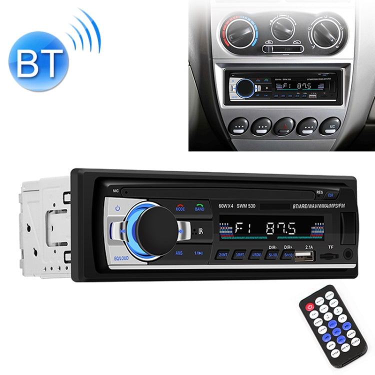 SWM-530 12V Universal Car Dual USB Charger Radio Receiver MP3 Player, Support FM & Bluetooth with Remote Control - Car MP3 & MP4 & MP5 by PMC Jewellery | Online Shopping South Africa | PMC Jewellery | Buy Now Pay Later Mobicred