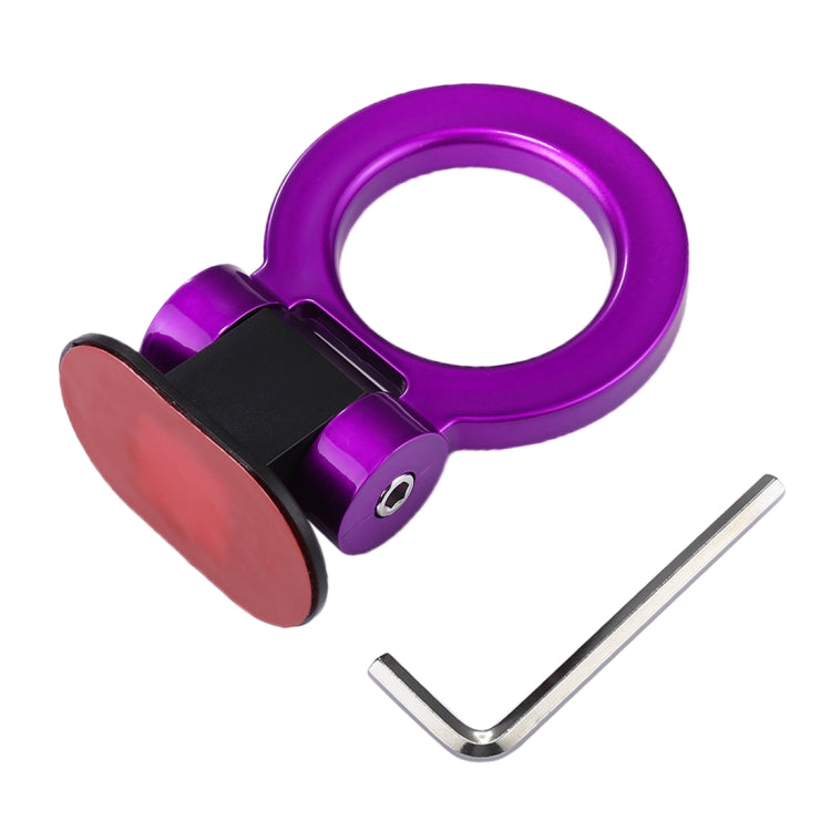 Car Truck Bumper Round Tow Hook Ring Adhesive Decal Sticker Exterior Decoration (Purple) - Towing Bars by PMC Jewellery | Online Shopping South Africa | PMC Jewellery | Buy Now Pay Later Mobicred