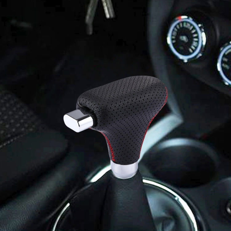 Universal Vehicle Car Black Leather Shifter Cover Manual Automatic Gear Shift Knob - Shift Knob by PMC Jewellery | Online Shopping South Africa | PMC Jewellery