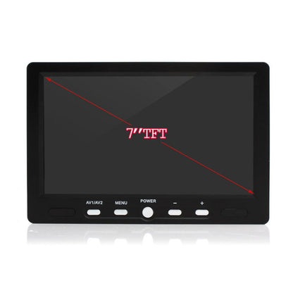 PZ-708 7.0 inch TFT LCD Car Rearview Monitor with Stand and Remote Control - Rearview Monitors by PMC Jewellery | Online Shopping South Africa | PMC Jewellery | Buy Now Pay Later Mobicred