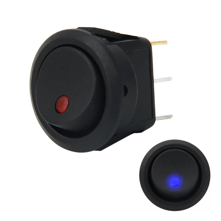 20 Amp 12 Volt Triple Plugs LED ON OFF Rocker Power Switch (Blue Light) - Car Switches by PMC Jewellery | Online Shopping South Africa | PMC Jewellery | Buy Now Pay Later Mobicred