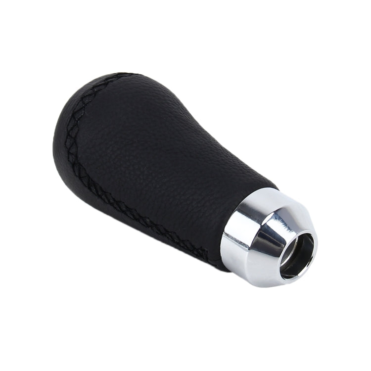 Universal Car Modified Shifter Black Leather Lever Manual 5-Speed Gear Shift Knob - Shift Knob by PMC TechLife | Online Shopping South Africa | PMC TechLife | Buy Now Pay Later Mobicred