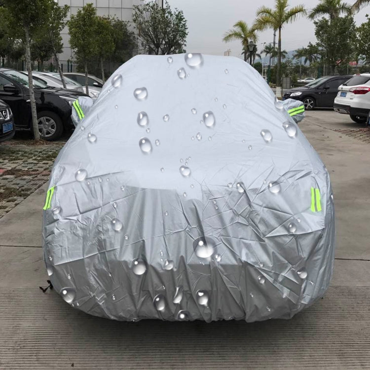 PEVA Anti-Dust Waterproof Sunproof SUV Car Cover with Warning Strips, Fits Cars up to 5.1m(199 inch) in Length - PE Material by PMC Jewellery | Online Shopping South Africa | PMC Jewellery | Buy Now Pay Later Mobicred