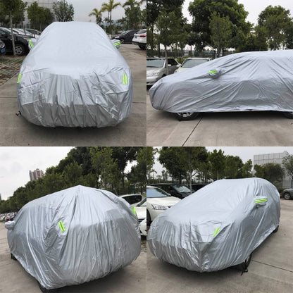 PEVA Anti-Dust Waterproof Sunproof SUV Car Cover with Warning Strips, Fits Cars up to 5.1m(199 inch) in Length - PE Material by PMC Jewellery | Online Shopping South Africa | PMC Jewellery | Buy Now Pay Later Mobicred