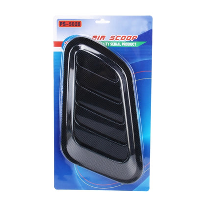 2 PCS Car Auto Carbon Fiber Texture Decorative Air Flow Intake Scoop Turbo Bonnet Vent Cover Hood - Decorative Sticker by PMC Jewellery | Online Shopping South Africa | PMC Jewellery | Buy Now Pay Later Mobicred