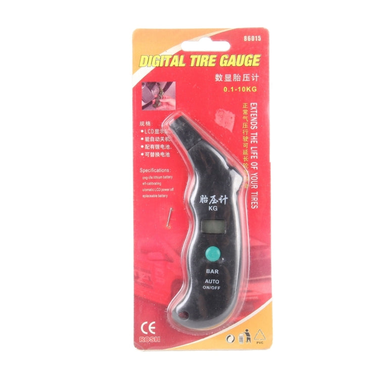 ROSH 86015 LCD Display Screen Digital Tire Gauge, Pressure Range: 0.1-10G - Tire Pressure Gauges by PMC Jewellery | Online Shopping South Africa | PMC Jewellery