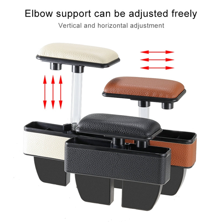 Universal Car Multi-functional Console Side Pocket Seat Gap Side Storage Box with Elbow Support Pad(Black) - Stowing Tidying by PMC TechLife | Online Shopping South Africa | PMC TechLife | Buy Now Pay Later Mobicred
