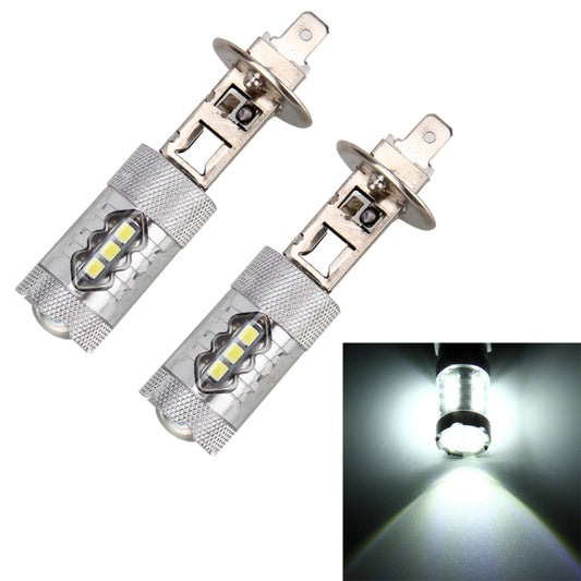 2 PCS H1 DC 12V 5W 250LM Auto Car Fog Lights with 16 SMD-2835 LED Bulbs (White Light) - Fog / Driving Lights by PMC Jewellery | Online Shopping South Africa | PMC Jewellery | Buy Now Pay Later Mobicred