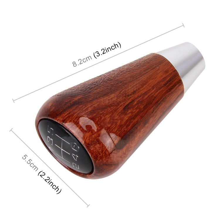 Universal Vehicle Modified Resin Shifter Manual 6-Speed Gear Shift Knob, Size: 8.2*5.5cm (Brown) - Shift Knob by PMC Jewellery | Online Shopping South Africa | PMC Jewellery | Buy Now Pay Later Mobicred