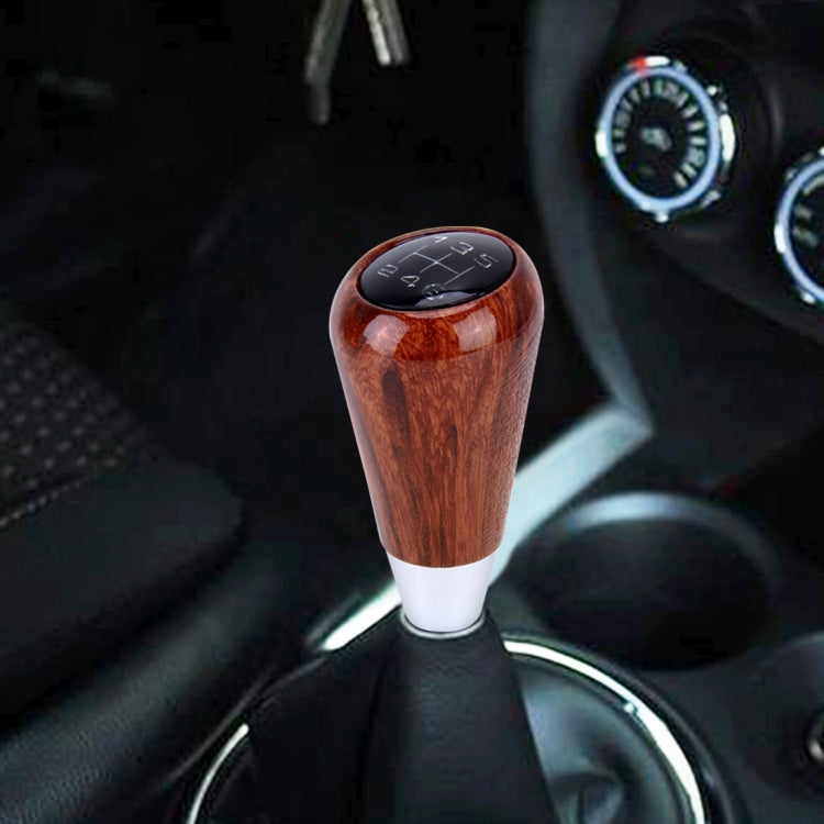 Universal Vehicle Modified Resin Shifter Manual 6-Speed Gear Shift Knob, Size: 8.2*5.5cm (Brown) - Shift Knob by PMC Jewellery | Online Shopping South Africa | PMC Jewellery | Buy Now Pay Later Mobicred