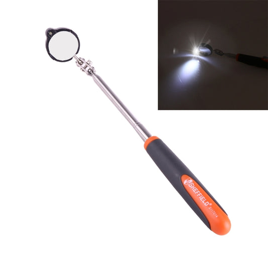 Retractable Vehicle Car Chassis Telescoping Inspection Mirror with 1 PCS 3mm LED Light, Mirror Diameter: 32mm, Max Expanding Length: 905mm - Electronic Test by PMC Jewellery | Online Shopping South Africa | PMC Jewellery | Buy Now Pay Later Mobicred