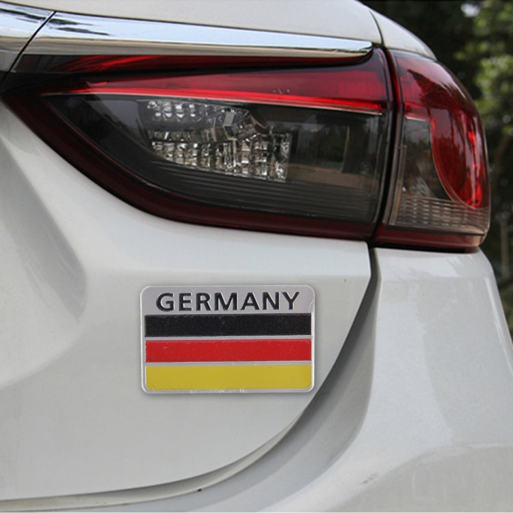 Germany Flag Style Metal Car Sticker - 3D Metal Sticker by PMC Jewellery | Online Shopping South Africa | PMC Jewellery | Buy Now Pay Later Mobicred