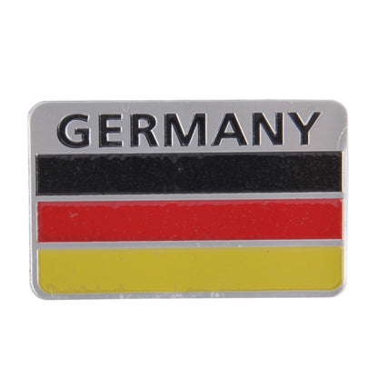 Germany Flag Style Metal Car Sticker - 3D Metal Sticker by PMC Jewellery | Online Shopping South Africa | PMC Jewellery | Buy Now Pay Later Mobicred