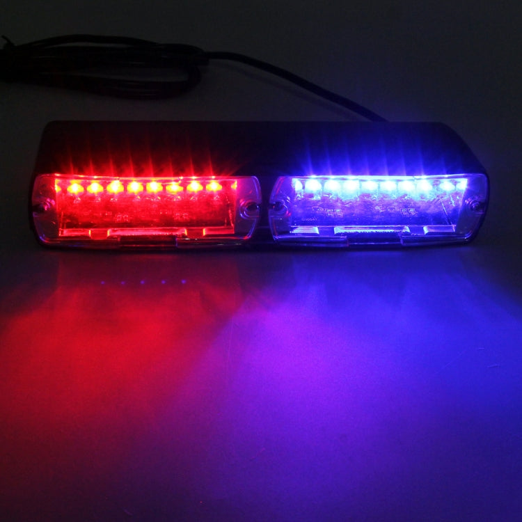 DC 12V 4.2W 16LEDs Crystal Lamp Beads Car Windshield Warning Lamp 18 Flash Patterns(Adjustable) - Warning Lights by PMC TechLife | Online Shopping South Africa | PMC TechLife | Buy Now Pay Later Mobicred