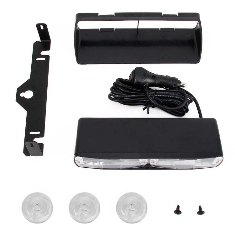 DC 12V 4.2W 16LEDs Crystal Lamp Beads Car Windshield Warning Lamp 18 Flash Patterns(Adjustable) - Warning Lights by PMC TechLife | Online Shopping South Africa | PMC TechLife | Buy Now Pay Later Mobicred