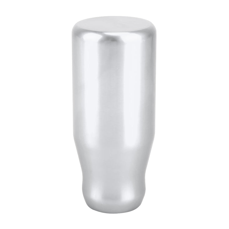 Universal Car Modified Gear Shift Knob Solid Color Smooth Auto Transmission Shift Lever Knob with Three Rubber Covers(Silver) - Shift Knob by PMC TechLife | Online Shopping South Africa | PMC TechLife | Buy Now Pay Later Mobicred