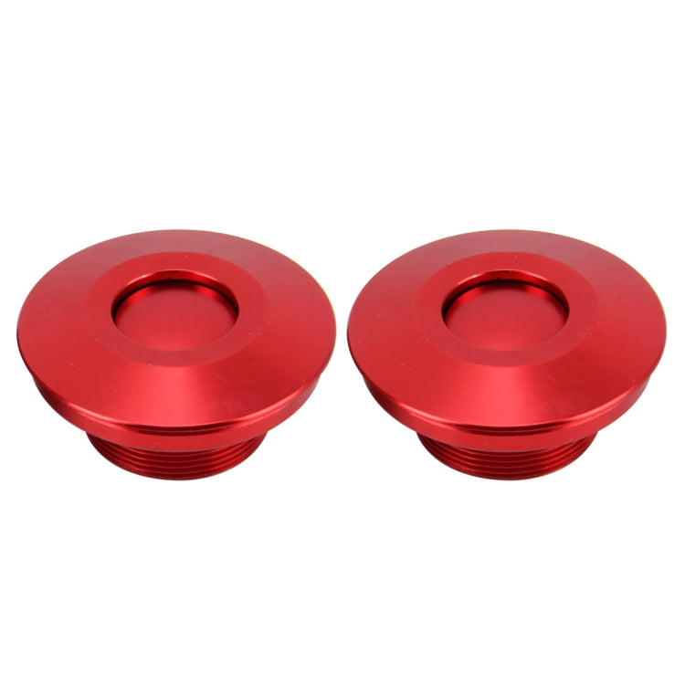 2 PCS Racing Car Cover Lock Aluminum Alloy Car Modification Oil Cap Modified Engine Cover Lock Racing Front Cover Lock(Red) - Locks & Hasps by PMC Jewellery | Online Shopping South Africa | PMC Jewellery