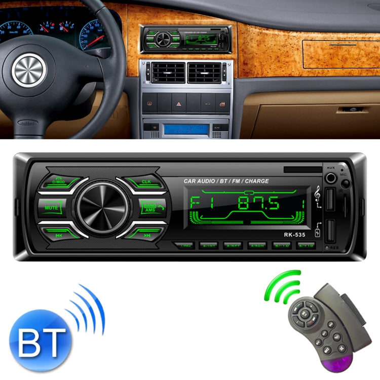 RK-535 Car Stereo Radio MP3 Audio Player with Remote Control, Support Bluetooth Hand-free Calling / FM / USB / SD Slot - Car MP3 & MP4 & MP5 by PMC Jewellery | Online Shopping South Africa | PMC Jewellery | Buy Now Pay Later Mobicred