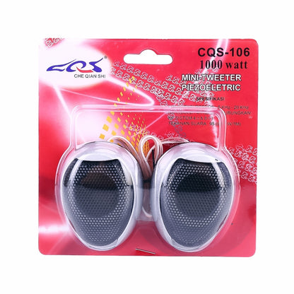 2 PCS CQS-106 1000W 98dB Car Dome Tweeter Audio Loudspeaker Treble Speaker - Car Amplifiers by PMC Jewellery | Online Shopping South Africa | PMC Jewellery