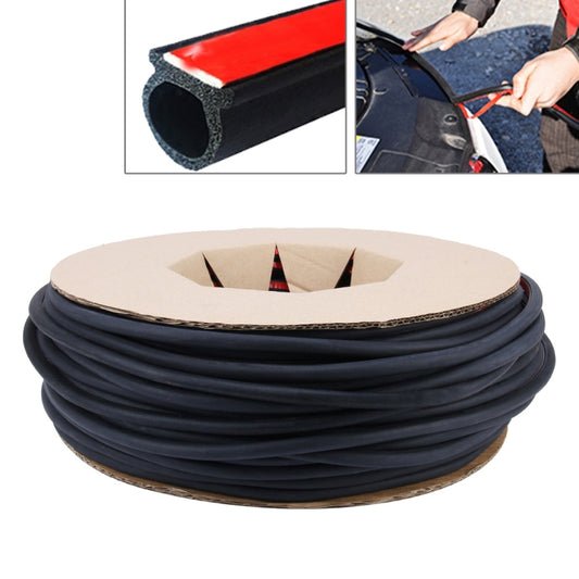 Big D-shaped Car Noise Reduction Sealing Strip with Sticker, Length: 100m - sealing strips by PMC Jewellery | Online Shopping South Africa | PMC Jewellery | Buy Now Pay Later Mobicred