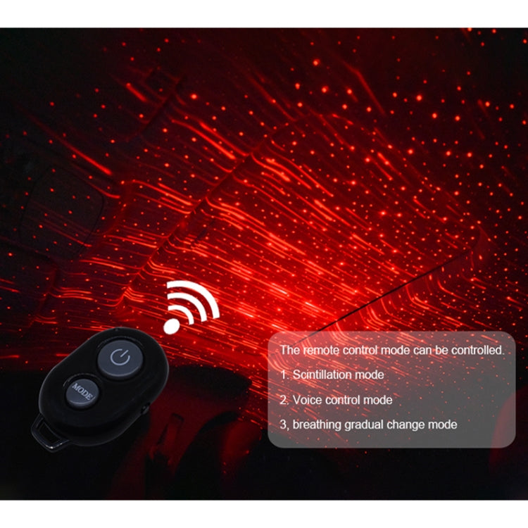 Roof Ceiling Atmosphere Decoration Red Light Star Night Lights Meteor Lamp Projector with Remote Control - Atmosphere lights by PMC Jewellery | Online Shopping South Africa | PMC Jewellery | Buy Now Pay Later Mobicred