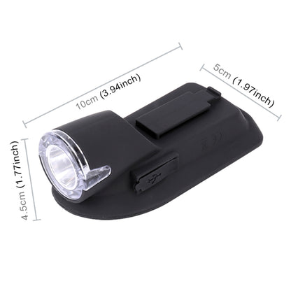 3W 240LM USB Solar Energy Motorcycle / Bicycle Front Light (Black) - Headlights by PMC Jewellery | Online Shopping South Africa | PMC Jewellery | Buy Now Pay Later Mobicred