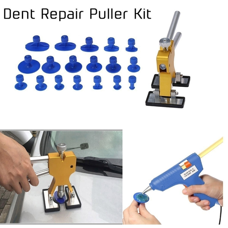 40 in 1 Auto Car Metal PDR Dent Lifter-Glue Puller Tab Hail Removal Paintless Car Dent Repair Tools Kit, with 20W Glue Gun, US Plug or EU Plug - Hand Tool Sets by PMC Jewellery | Online Shopping South Africa | PMC Jewellery | Buy Now Pay Later Mobicred