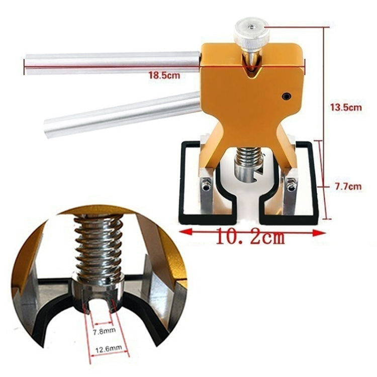 44 in 1 Auto Car Metal PDR Dent Lifter-Glue Puller Tab Hail Removal Paintless Car Dent Repair Tools Kit, with 20W Glue Gun, US Plug or EU Plug - Hand Tool Sets by PMC Jewellery | Online Shopping South Africa | PMC Jewellery | Buy Now Pay Later Mobicred