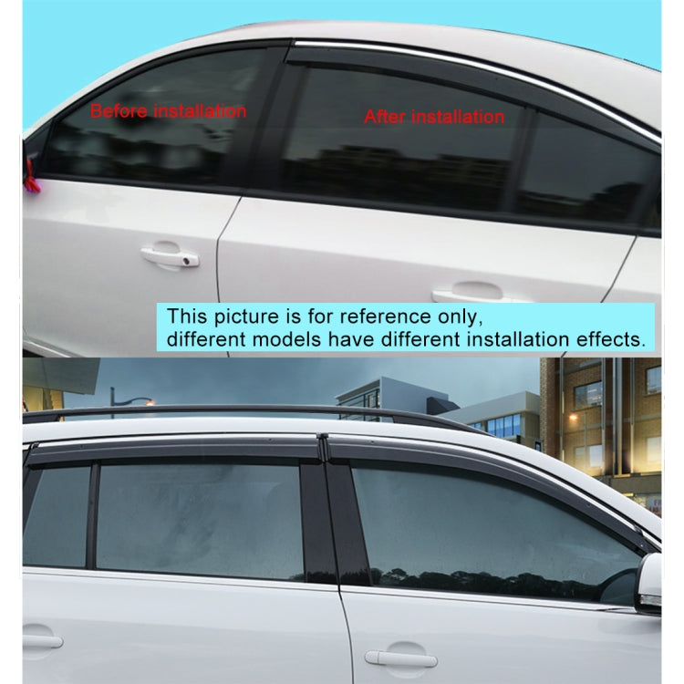 4 PCS Window Sunny Rain Visors Awnings Sunny Rain Guard for Toyota Camry 2018 Version Eighth Generation - Window Foils & Solar Protection by PMC Jewellery | Online Shopping South Africa | PMC Jewellery | Buy Now Pay Later Mobicred