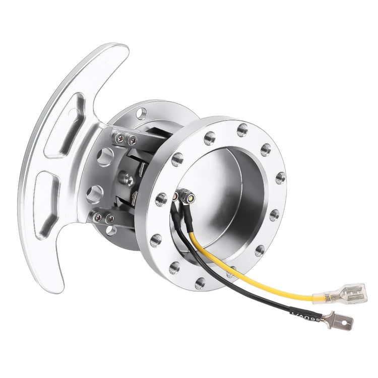 Car Tilt Racing Steering Wheel Quick Release Hub Kit Adapter Body Removable Snap Off Boss Kit(Silver) - Other Tools by PMC TechLife | Online Shopping South Africa | PMC TechLife | Buy Now Pay Later Mobicred
