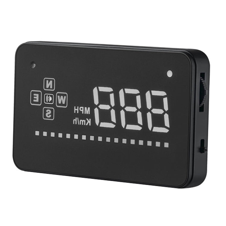 A2 HUD 3.5 inch HD GPS Car Head Up Display, Speed & Over Speed Alarm, Compass, Freely Switch Between Kilometers and Miles(Black) - Head Up Display System by PMC Jewellery | Online Shopping South Africa | PMC Jewellery | Buy Now Pay Later Mobicred