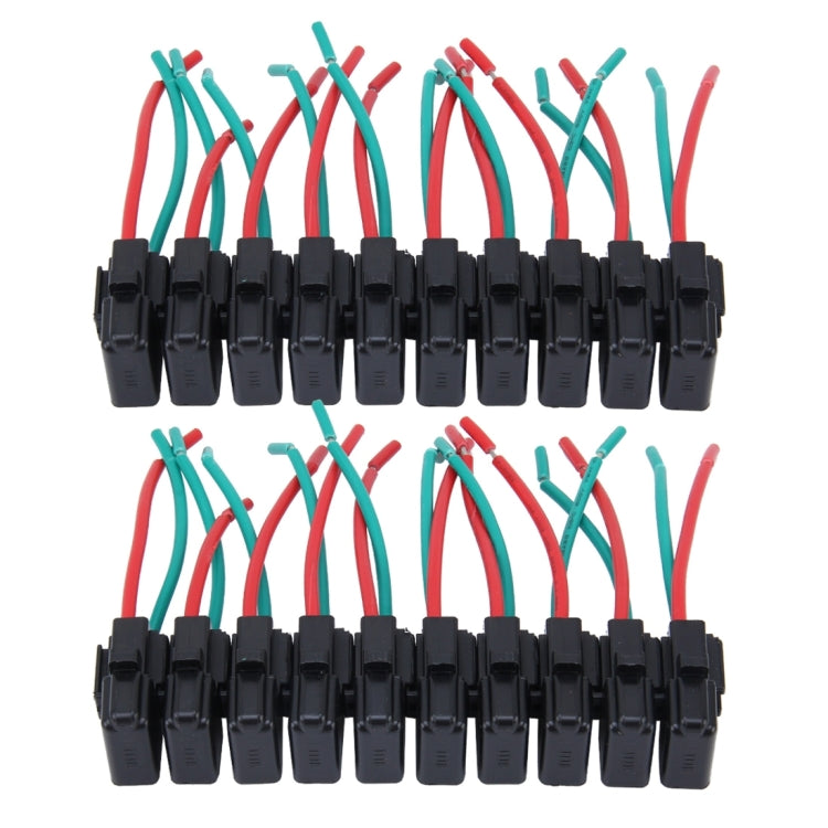 20 PCS Removable Car Blade Fuse Box Holder - Fuse by PMC Jewellery | Online Shopping South Africa | PMC Jewellery