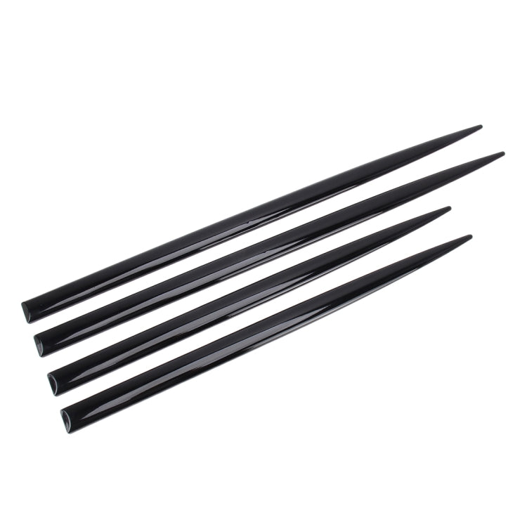 4 PCS Car Auto Door Side Edge Metal Anti-scratch Body Guard Protection Strip Sticker(Black) - Anti Collision Sticker by PMC Jewellery | Online Shopping South Africa | PMC Jewellery | Buy Now Pay Later Mobicred