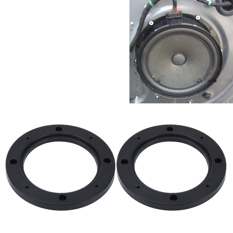 2 PCS 5 inch Car Auto ABS Loudspeaker Base Protection Hollow Cover Holder Mat, Inner Diameter: 12.5cm - Car Amplifiers by PMC Jewellery | Online Shopping South Africa | PMC Jewellery