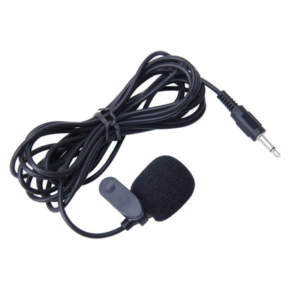 Car Audio Microphone 3.5mm Jack Plug Mic Stereo Mini Wired External Clip Microphone Player for Auto DVD Radio, Cable Length: 2.0m - Car Amplifiers by PMC Jewellery | Online Shopping South Africa | PMC Jewellery