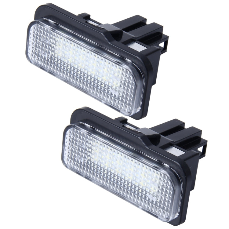 2 PCS Canbus License Plate Light with 24 SMD-3528 Lamps for Benz - License Plate Lights by PMC Jewellery | Online Shopping South Africa | PMC Jewellery | Buy Now Pay Later Mobicred