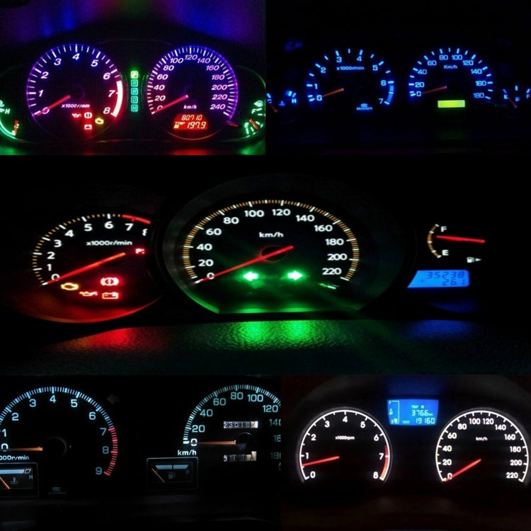 10PCS 2W T4.2 Wedge Instrument Panel LED Light Dashboard Gauge Cluster Indicator Lamp Bulb(Ice Blue Light) - Instrument Lights by PMC Jewellery | Online Shopping South Africa | PMC Jewellery | Buy Now Pay Later Mobicred