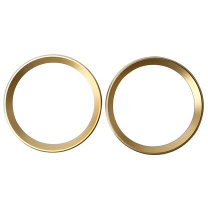 2 PCS Car Logo Decorative Circle Steering Wheel Decoration Ring Sticker Logo Car Styling Modification Car Front Logo Ring Decoration Rear Cover Trim Hood Emblem Rings for BMW 5 Series(Gold) - Decoration Rings by PMC Jewellery | Online Shopping South Africa | PMC Jewellery | Buy Now Pay Later Mobicred