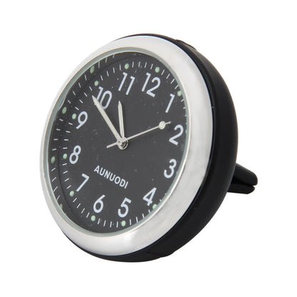 Car Outlet Clock Car Luminous Material Car Clock Car Electronic Watch Car Air Conditioning Outlet Perfume Ornaments(Black) - Clocks & Car Meters by PMC Jewellery | Online Shopping South Africa | PMC Jewellery | Buy Now Pay Later Mobicred