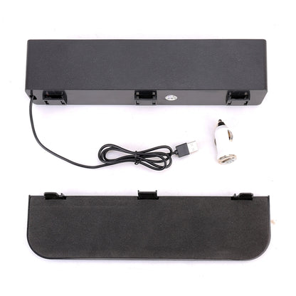 Universal Car Multi-functional Charger Console Side Pocket Seat Gap Side Storage Box, with 2 USB Ports(Black) - Stowing Tidying by PMC Jewellery | Online Shopping South Africa | PMC Jewellery | Buy Now Pay Later Mobicred